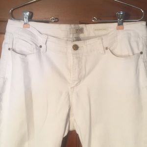 Vintage America white jeans.  Sz 12/31